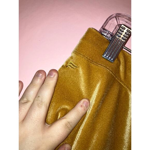 NWT Fabletics brown Ema high waisted silhouette velour leggings size 2X - Picture 7 of 7